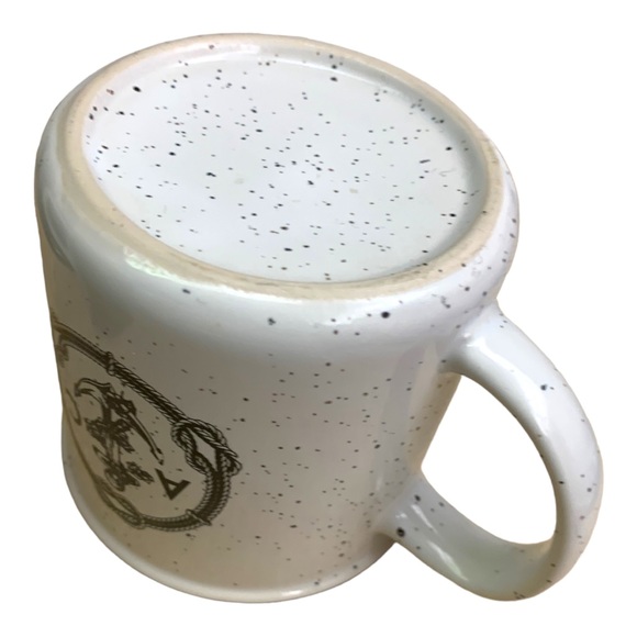 A&C Sailor Anchor Strength & Dignity Speckled Campfire Mug Ceramic Cup - Picture 7 of 9